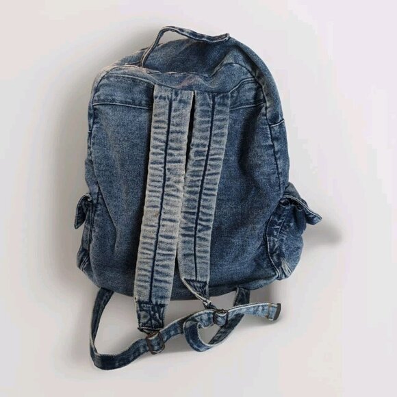 Vintage Denim XXX Backpack Bag 80s 90s Y2K Blue Jean ADI Retro Men Women main image 5